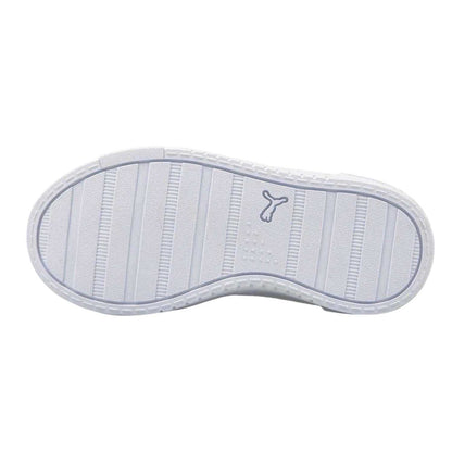 White - Lifestyle - Puma Girls Jada Platform Court Trainers