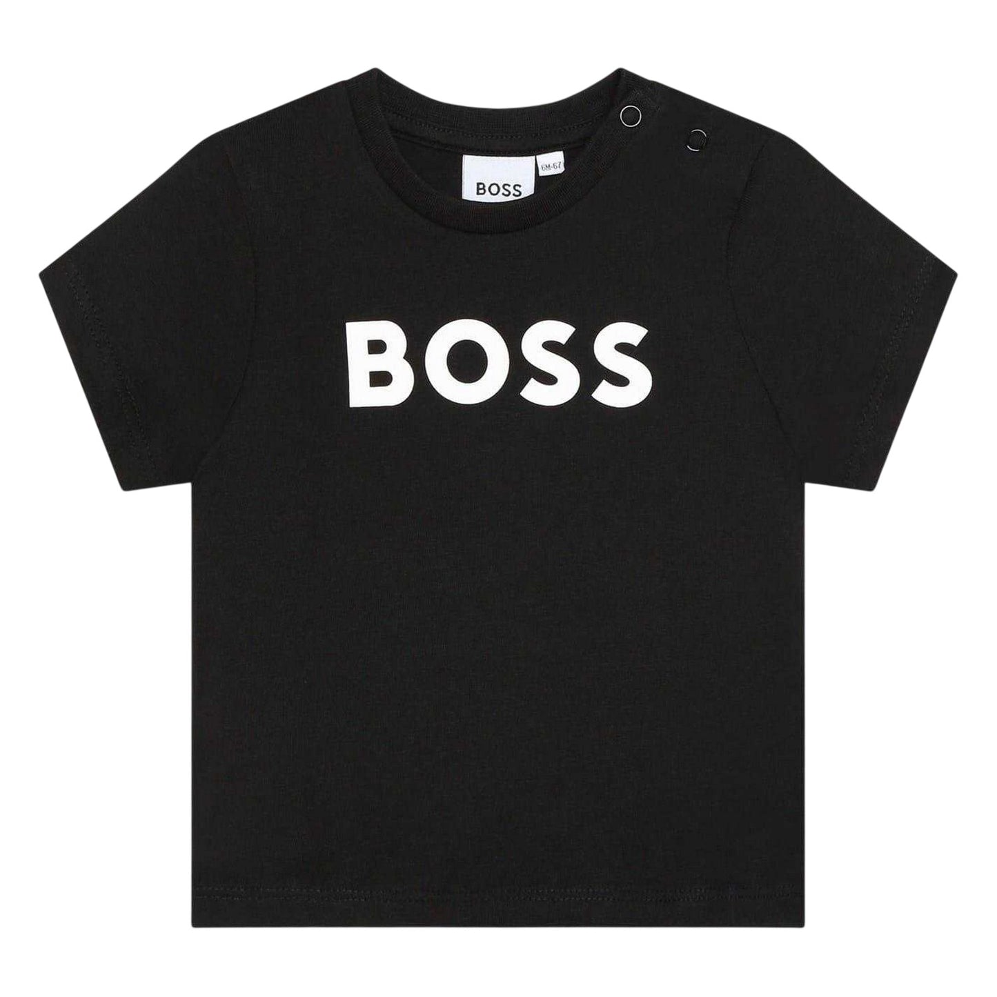 Black - Front - Boss Baby Large Logo T-Shirt