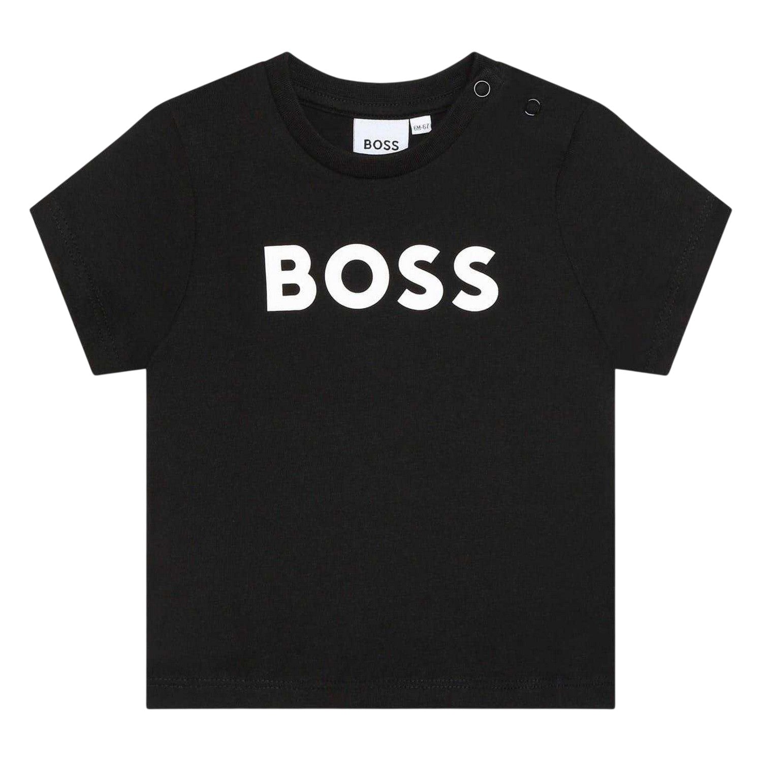 Black - Front - Boss Baby Large Logo T-Shirt