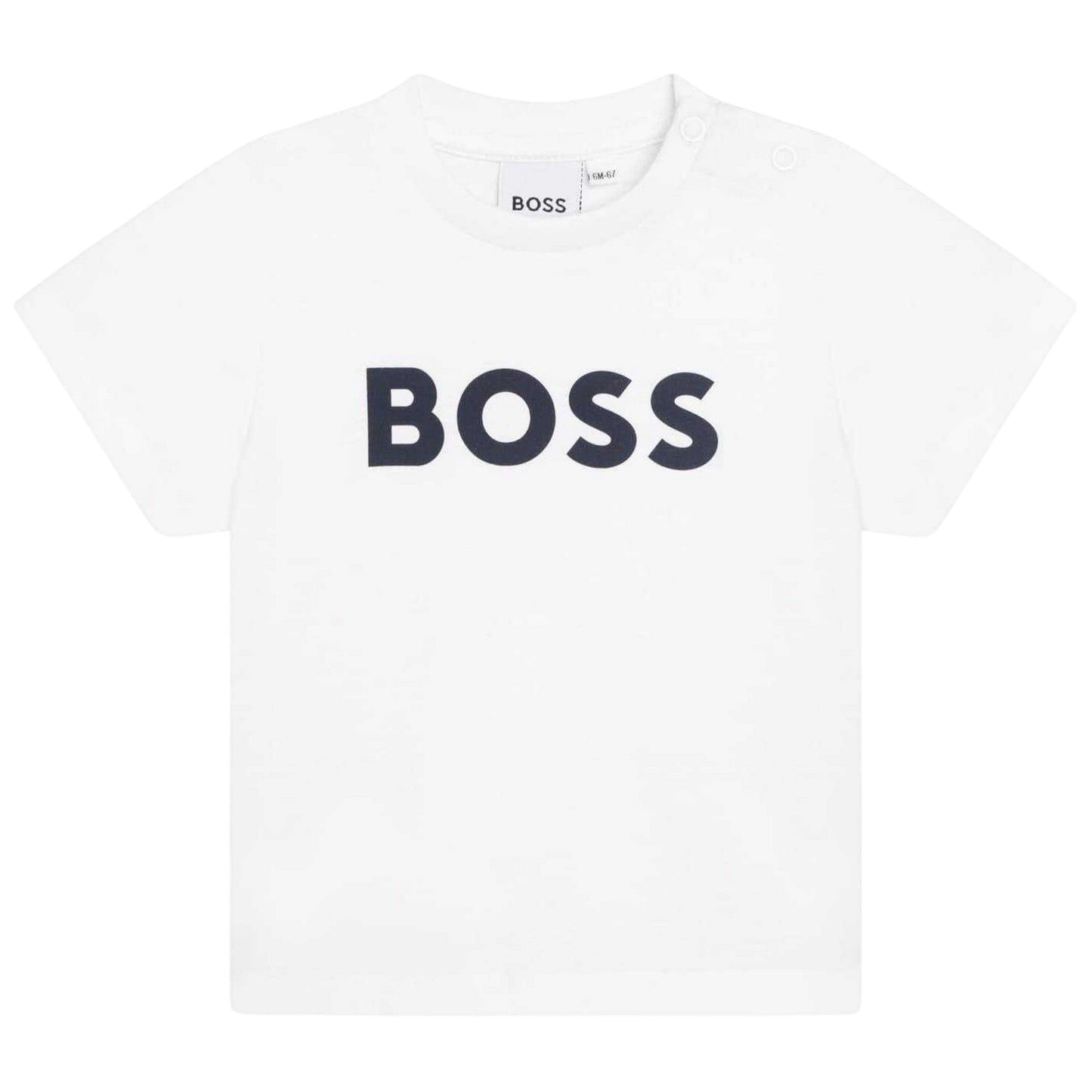White - Front - Boss Baby Large Logo T-Shirt