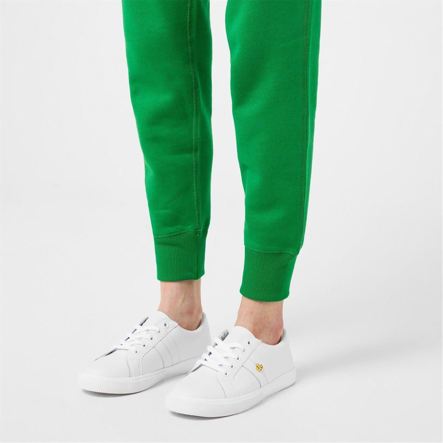 White - Back - Ralph Lauren Womens-Ladies Janson Flat Trainers