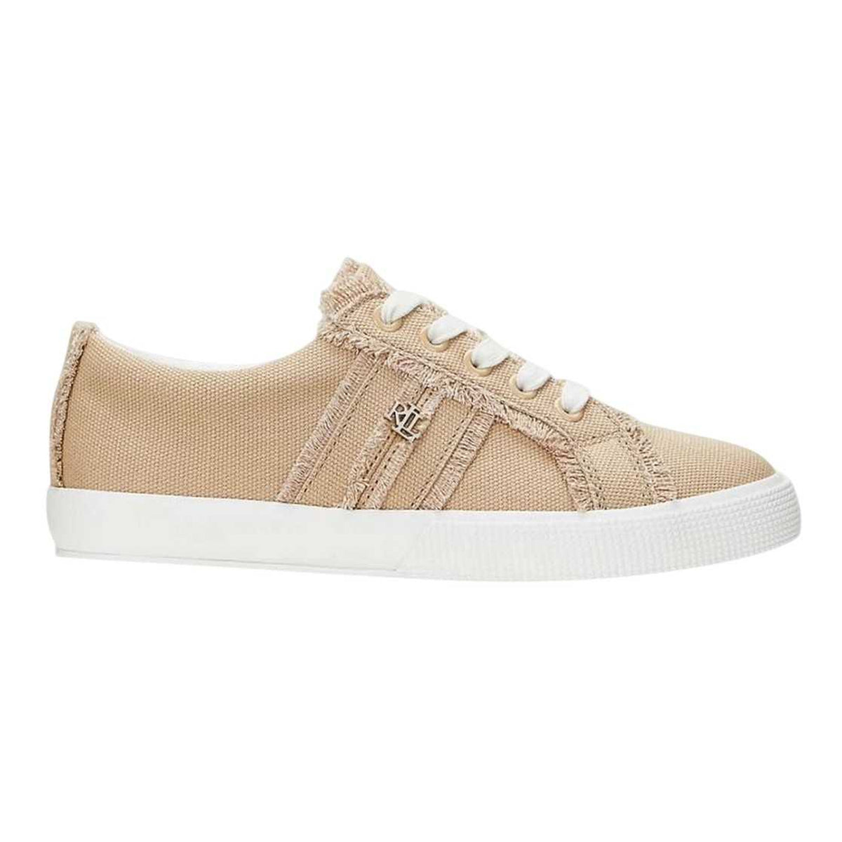 Sand Dune - Front - Ralph Lauren Womens-Ladies Janson Flat Trainers