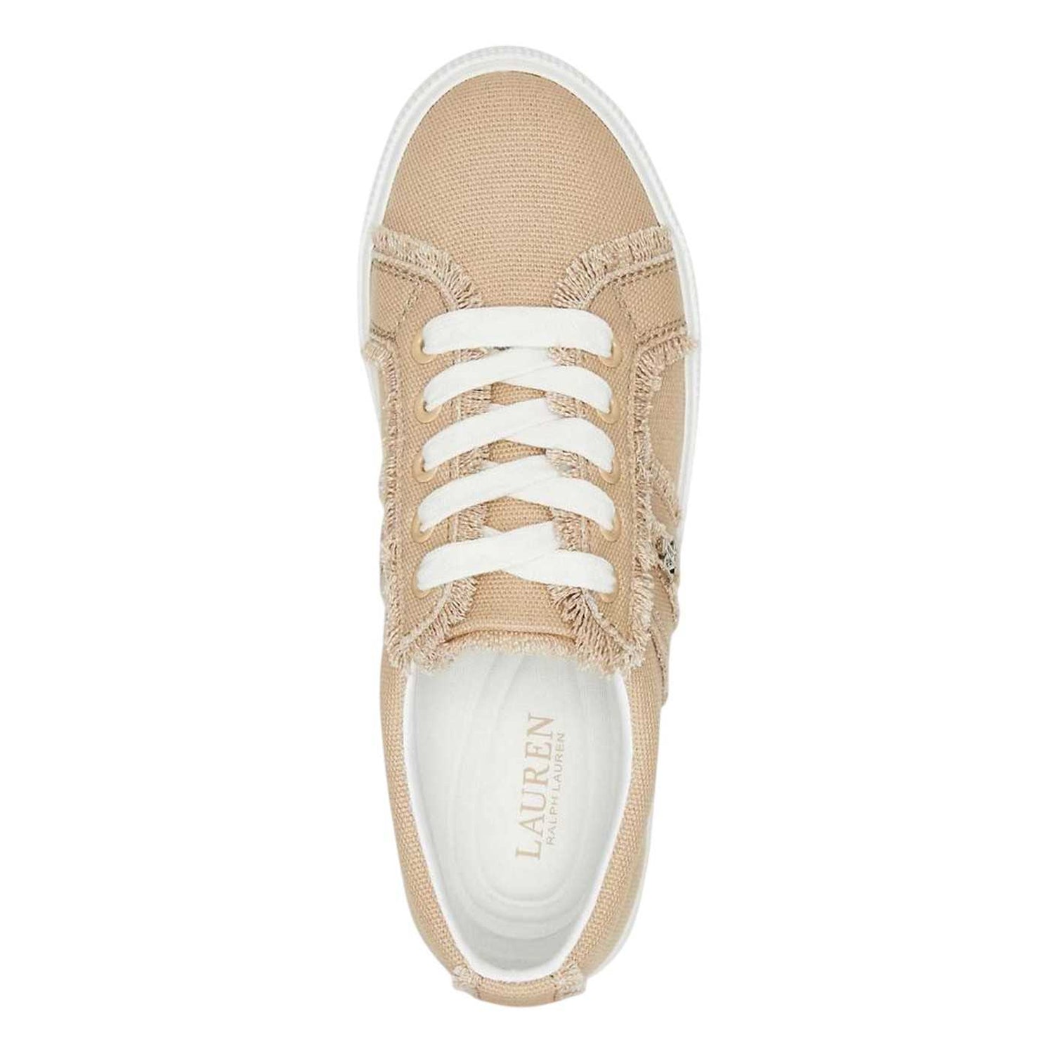 Sand Dune - Side - Ralph Lauren Womens-Ladies Janson Flat Trainers