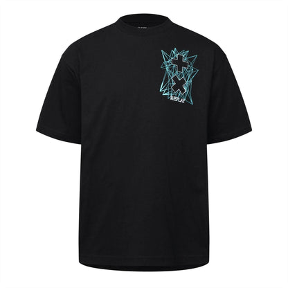 Black - Front - Replay Mens Martin Garrix Logo Oversized T-Shirt