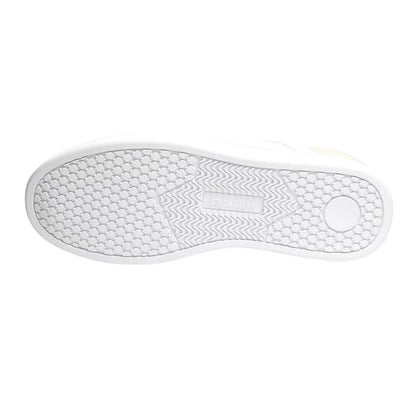 White - Side - Wrangler Mens Kit Leather Flat Trainers