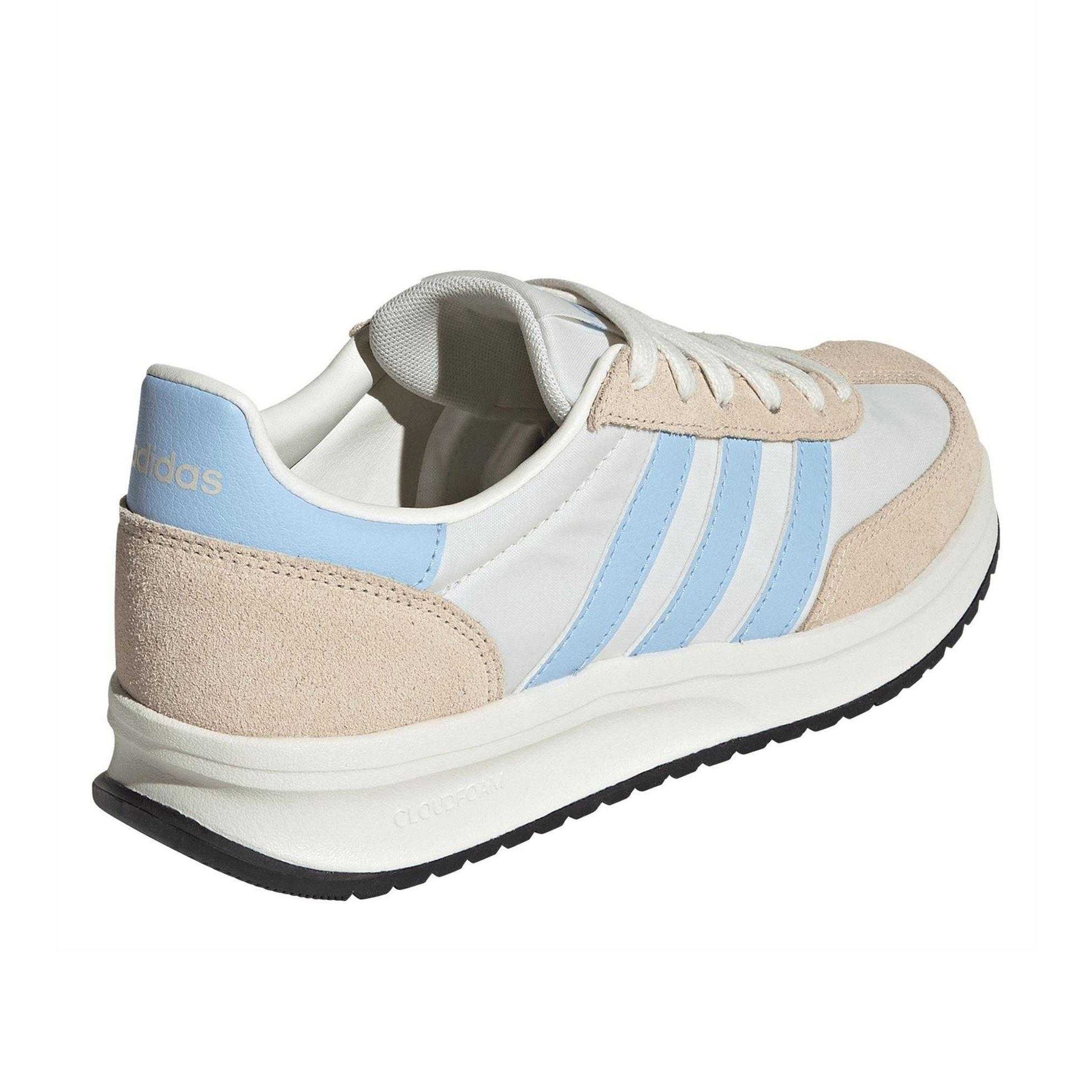 Off White - Back - Adidas Womens-Ladies Run 70s 2.0 Suede Trainers