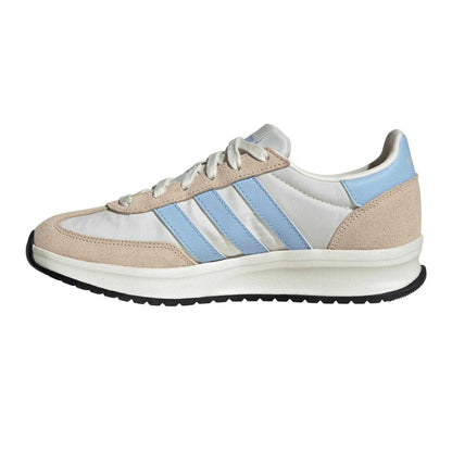 Off White - Side - Adidas Womens-Ladies Run 70s 2.0 Suede Trainers
