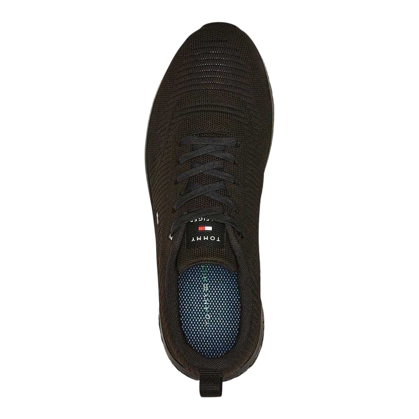 Black - Side - Tommy Hilfiger Mens Tevo Run Running Trainers