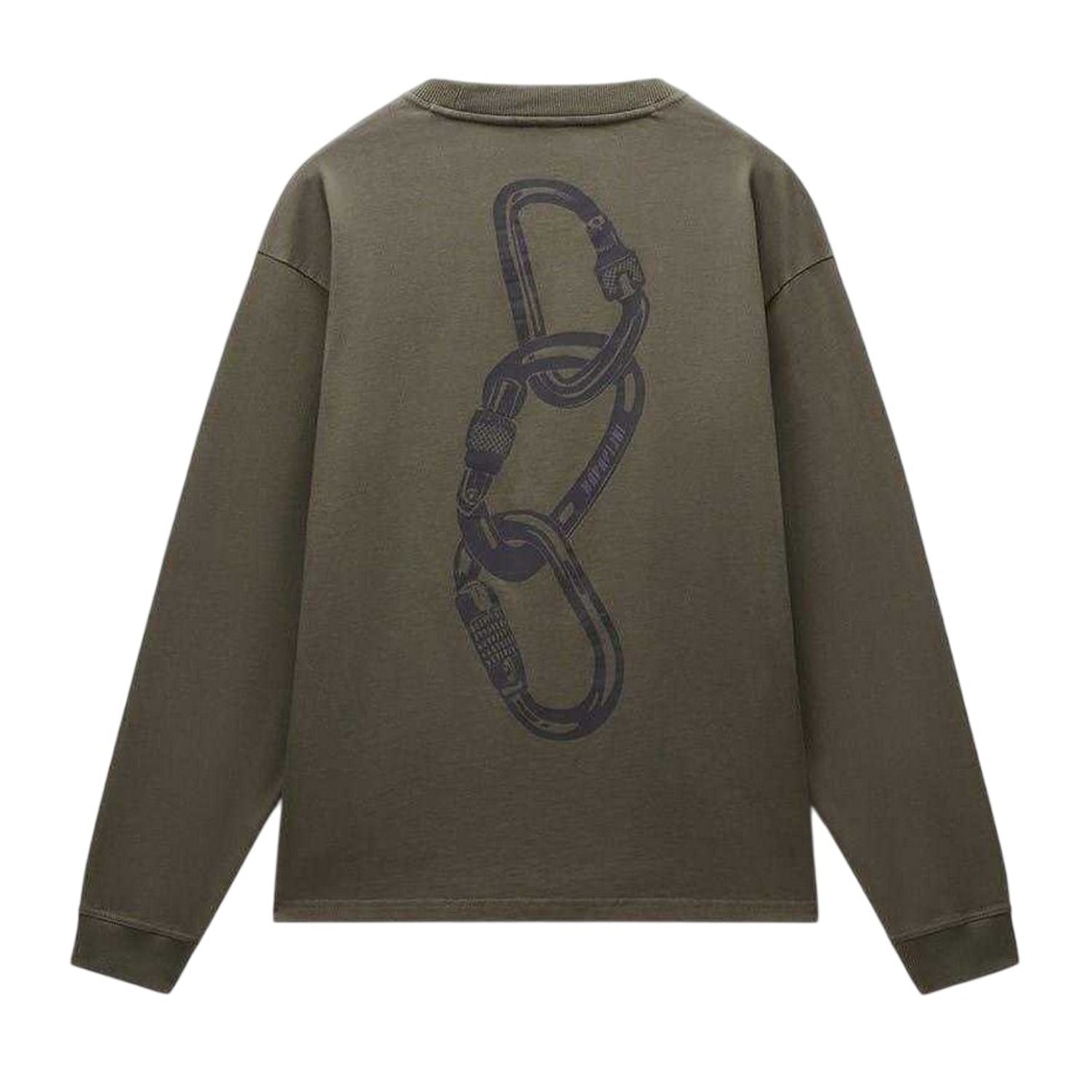 Tea - Back - Napapijri Mens Coldirai Drop Shoulder Long-Sleeved T-Shirt
