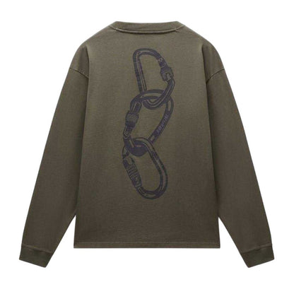 Tea - Back - Napapijri Mens Coldirai Drop Shoulder Long-Sleeved T-Shirt