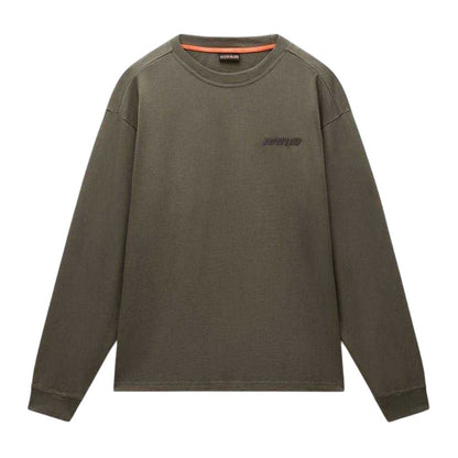 Tea - Front - Napapijri Mens Coldirai Drop Shoulder Long-Sleeved T-Shirt