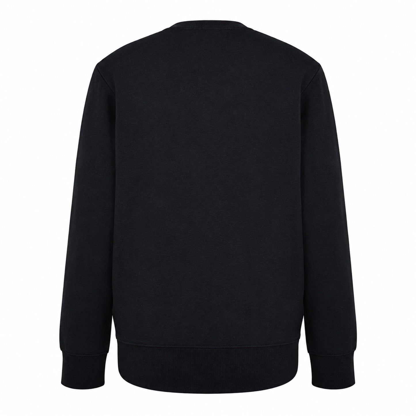 Black - Back - True Religion Mens Logo Fleece Lined Sweatshirt