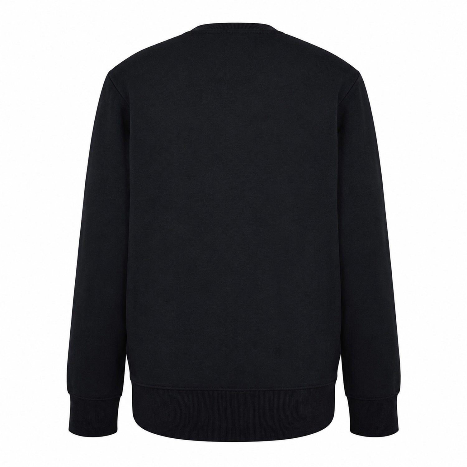 Black - Back - True Religion Mens Logo Fleece Lined Sweatshirt
