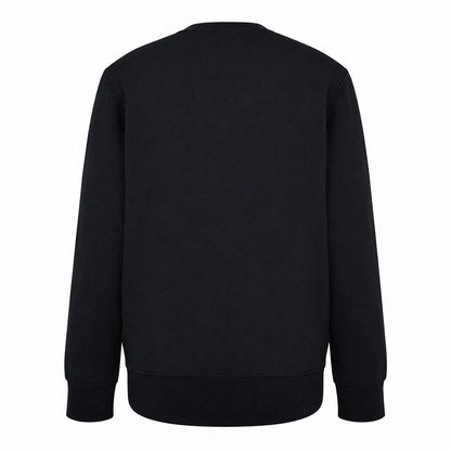 Black - Back - True Religion Mens Logo Fleece Lined Sweatshirt