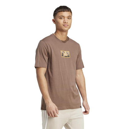 Earth Brown - Lifestyle - Adidas Mens Logo T-Shirt