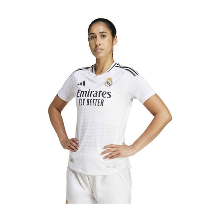 White - Lifestyle - Adidas Womens-Ladies Authentic 24-25 Real Madrid CF Home Shirt