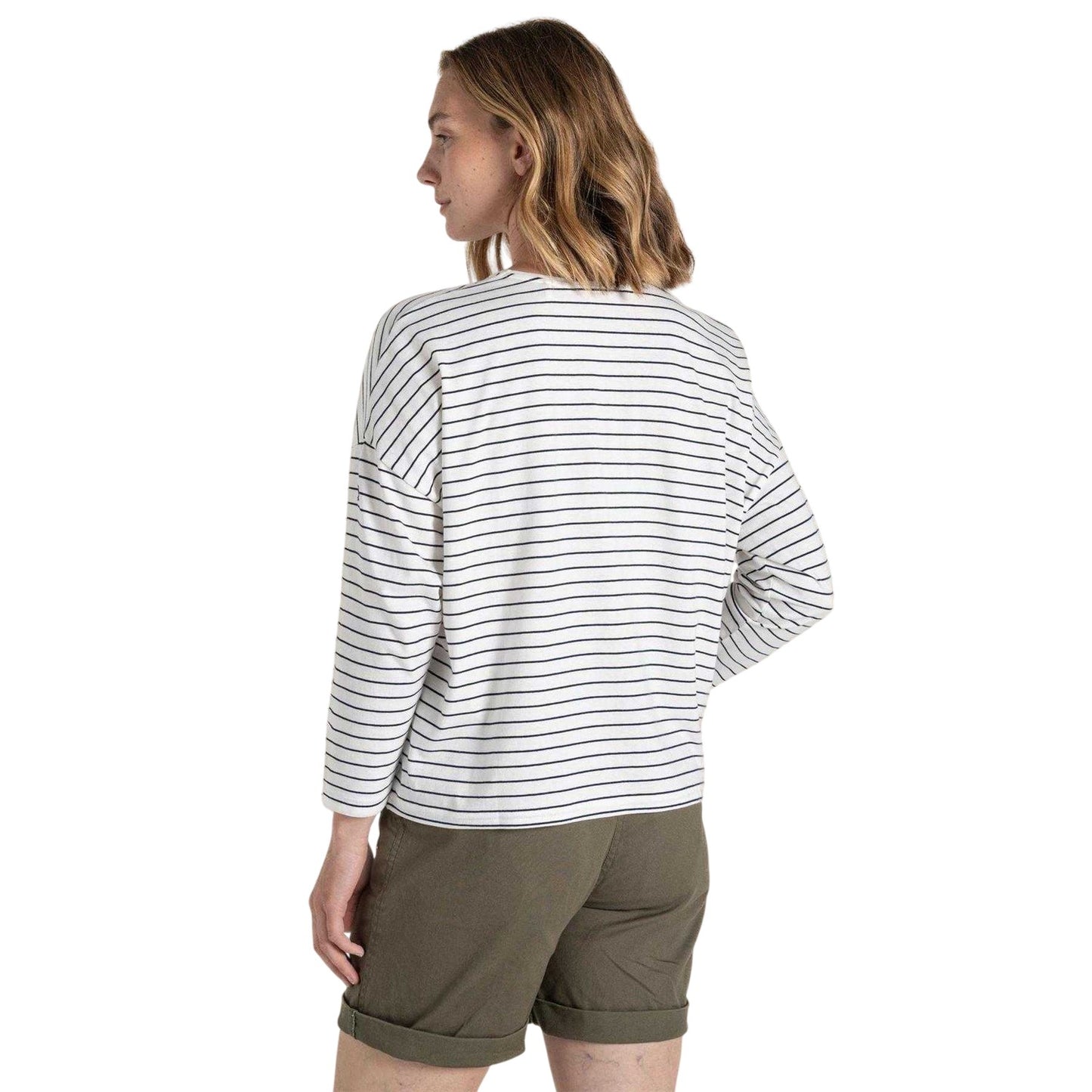 Navy Blue - Back - Craghoppers Womens-Ladies Kielder Drop Shoulder T-Shirt