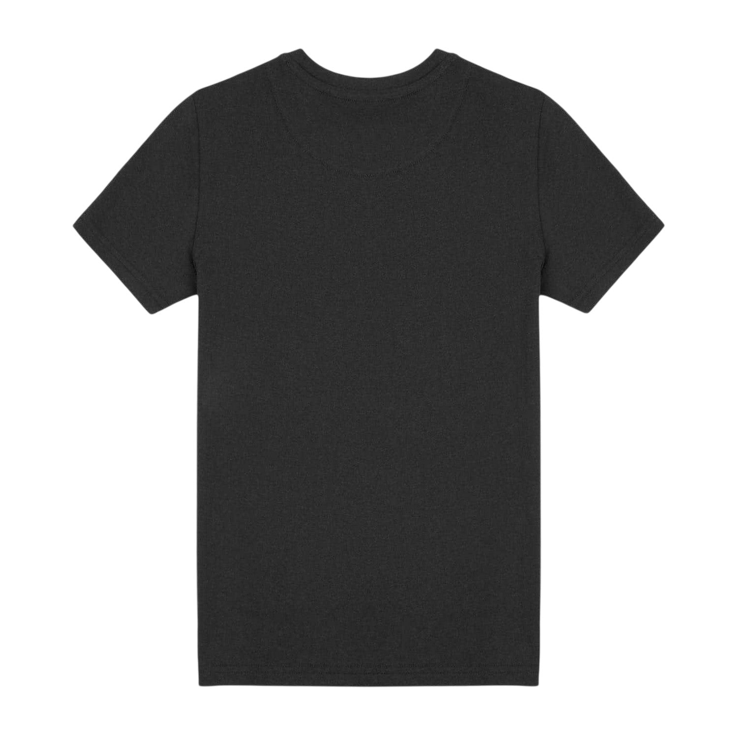 Black - Back - Wrangler Childrens-Kids Logo Cotton Regular T-Shirt