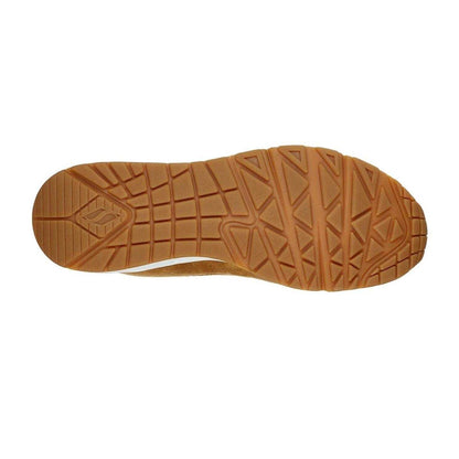Brown - Lifestyle - Skechers Mens Uno Stacre Suede Trainers