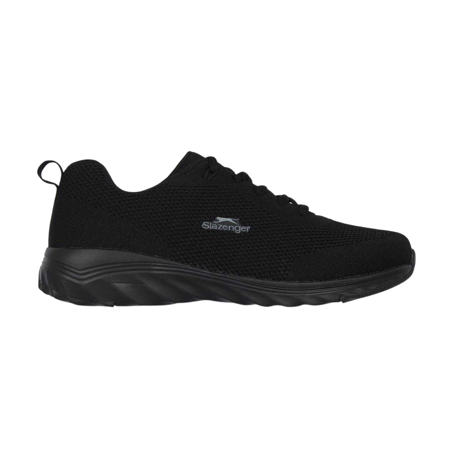 Black - Front - Slazenger Mens Jenson Trainers