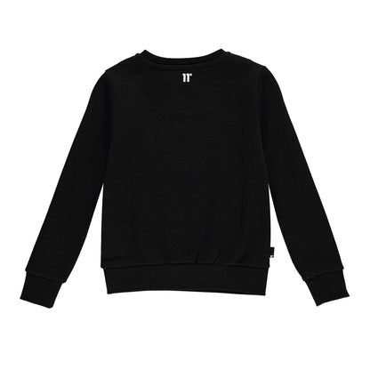 Black - Back - 11 Degrees Childrens-Kids Crew Neck Sweatshirt
