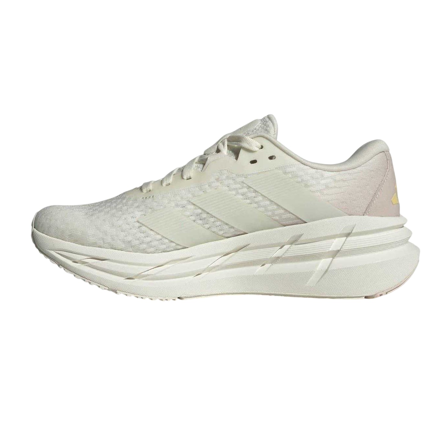 White-Mauve - Side - Adidas Womens-Ladies Adistar 3 Trainers