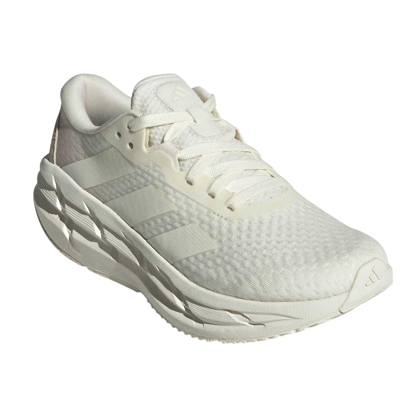 White-Mauve - Pack Shot - Adidas Womens-Ladies Adistar 3 Trainers