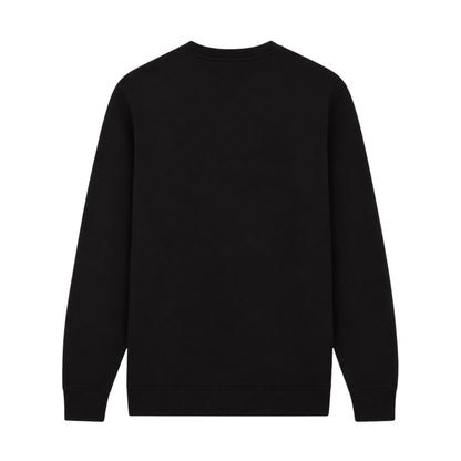 Jet Black - Back - Lyle & Scott Mens Embroidered Logo Sweatshirt