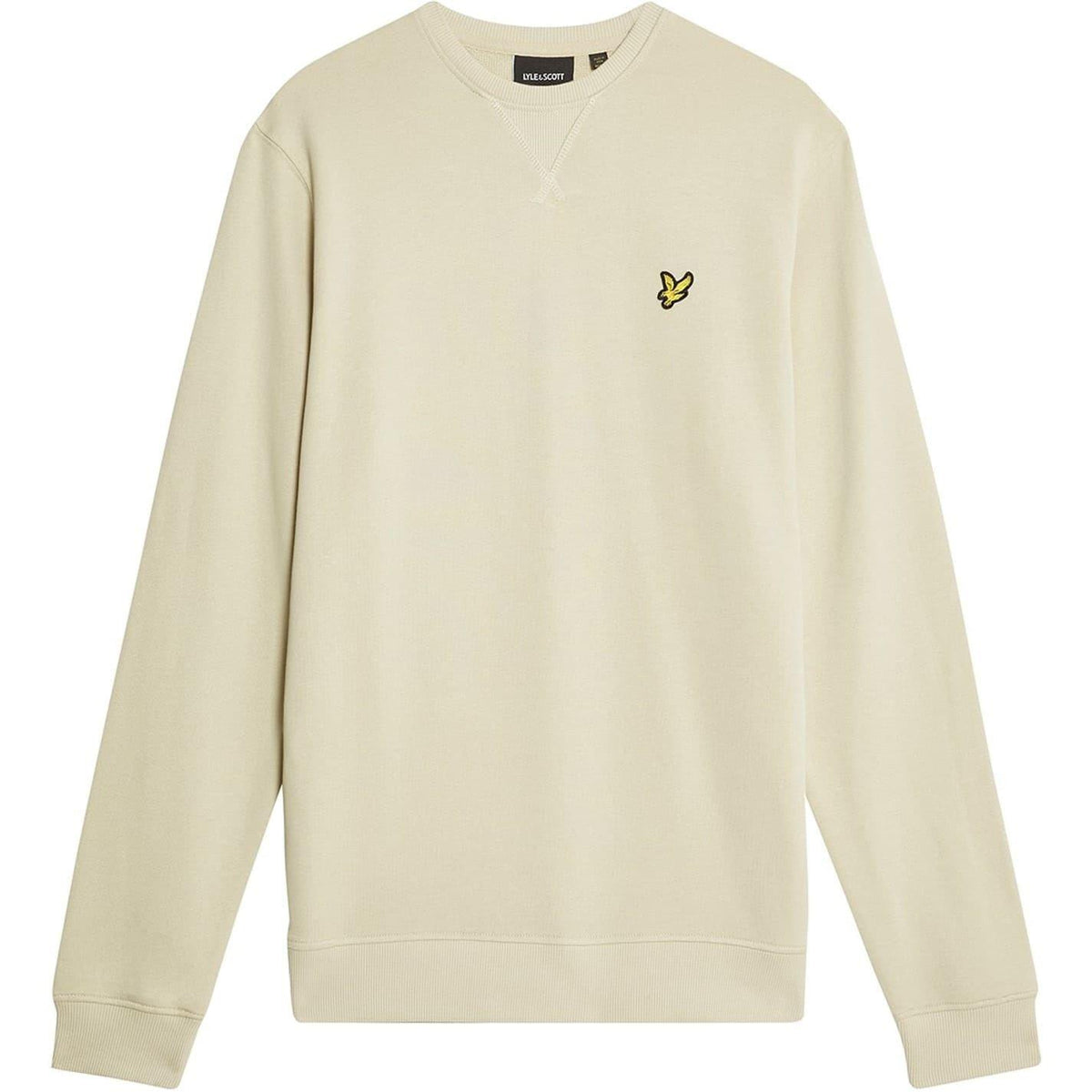 Grey Taupe - Front - Lyle & Scott Mens Embroidered Logo Sweatshirt