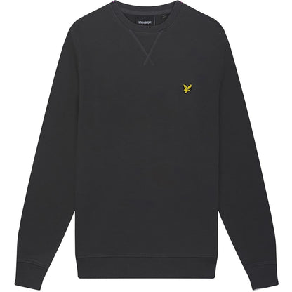 Gunmetal Grey - Front - Lyle & Scott Mens Embroidered Logo Sweatshirt