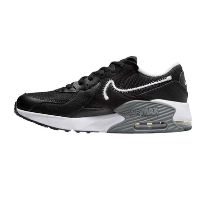 Black-White - Side - Nike Childrens-Kids Air Max Excee Shoes