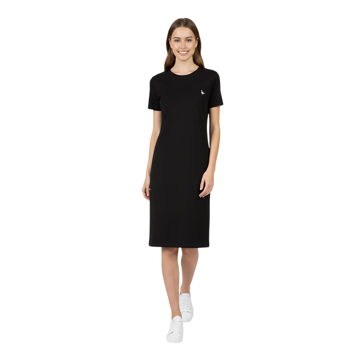 Black - Pack Shot - Jack Wills Womens-Ladies Goodrington Side Stripe Mini Dress