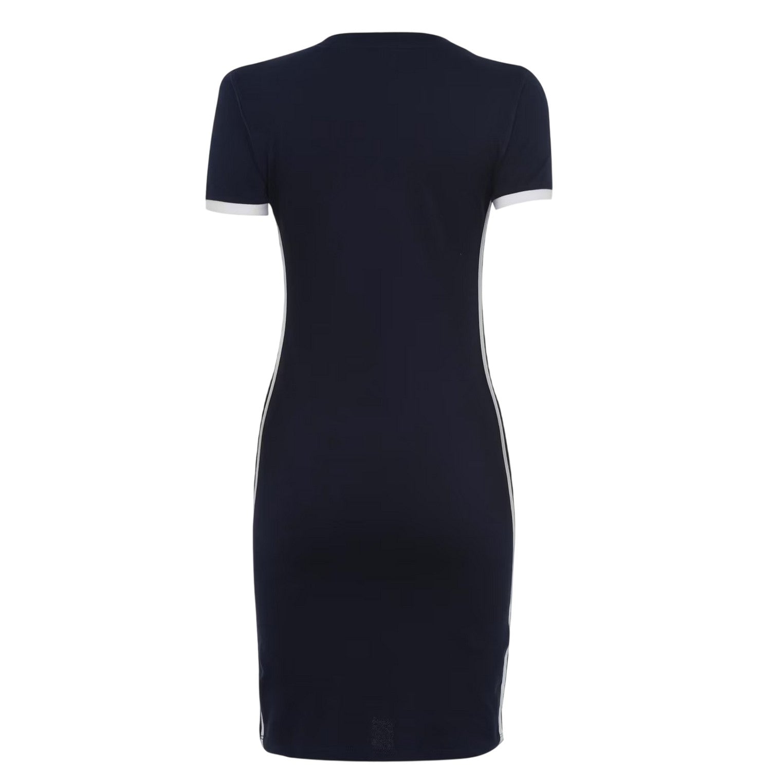 Navy - Back - Jack Wills Womens-Ladies Goodrington Side Stripe Mini Dress