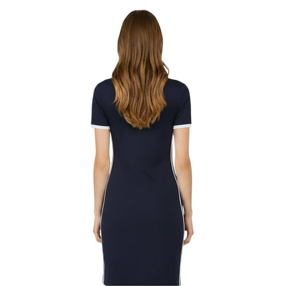 Navy - Lifestyle - Jack Wills Womens-Ladies Goodrington Side Stripe Mini Dress