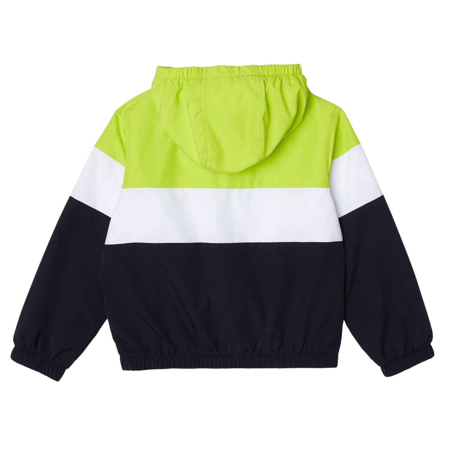 Green-White-Black - Back - Lacoste Childrens-Kids Printed Hoodie