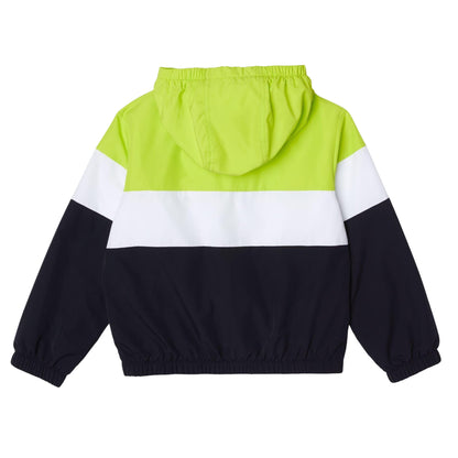 Green-White-Black - Back - Lacoste Childrens-Kids Printed Hoodie