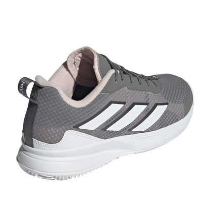 Tin-Light-Pink - Back - Adidas Womens-Ladies Avaflash Clay Tennis Shoes