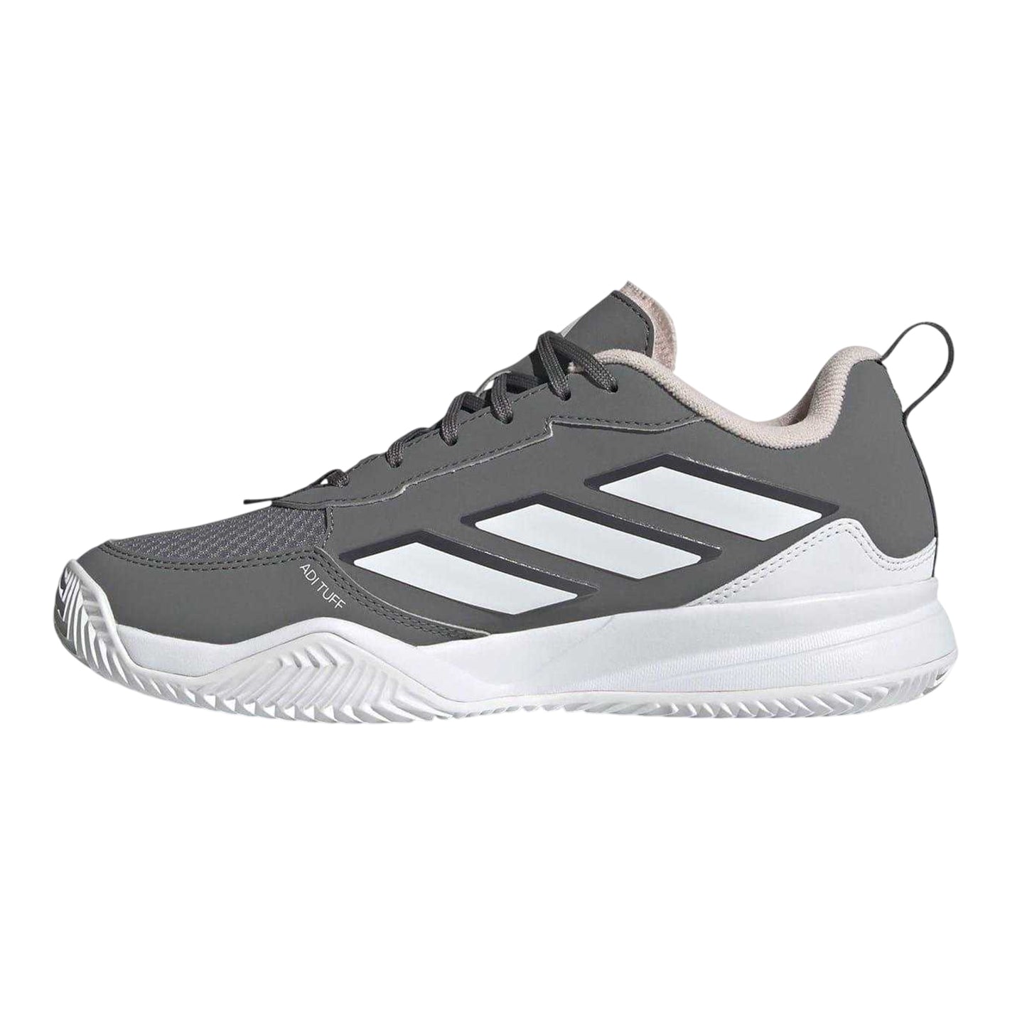 Tin-Light-Pink - Side - Adidas Womens-Ladies Avaflash Clay Tennis Shoes