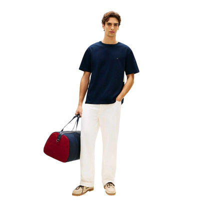 Navy - Lifestyle - Tommy Hilfiger Mens Flag Jersey Embroidered T-Shirt