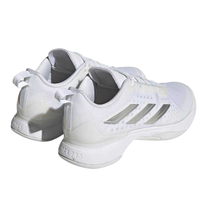 White - Back - Adidas Womens-Ladies Avacourt Tennis Shoes