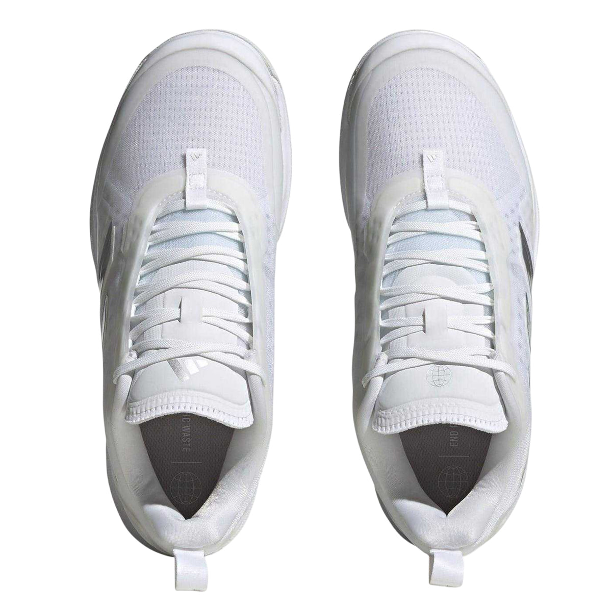 White - Lifestyle - Adidas Womens-Ladies Avacourt Tennis Shoes