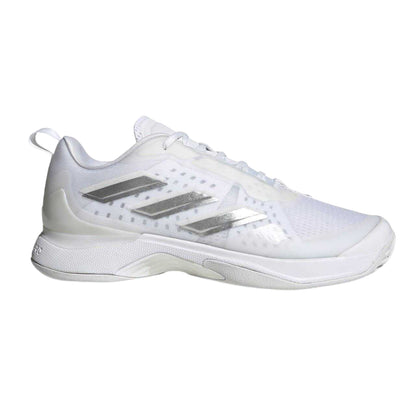 White - Front - Adidas Womens-Ladies Avacourt Tennis Shoes