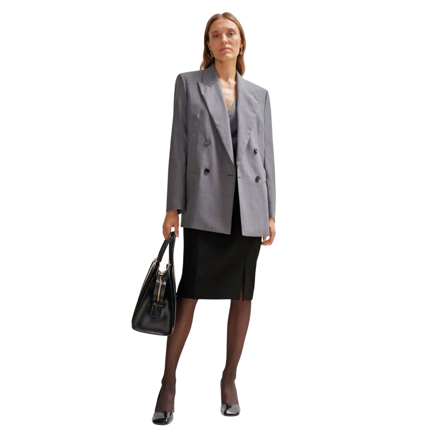 Black - Lifestyle - Boss Womens-Ladies Vukeva Pencil Skirt
