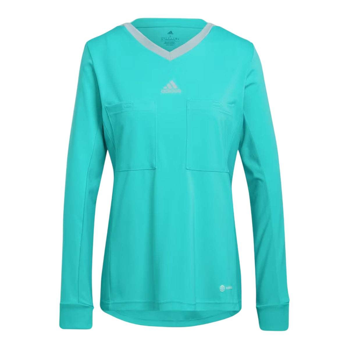 Mint - Front - Adidas Unisex Adult 22 Long-Sleeved Referee Jersey