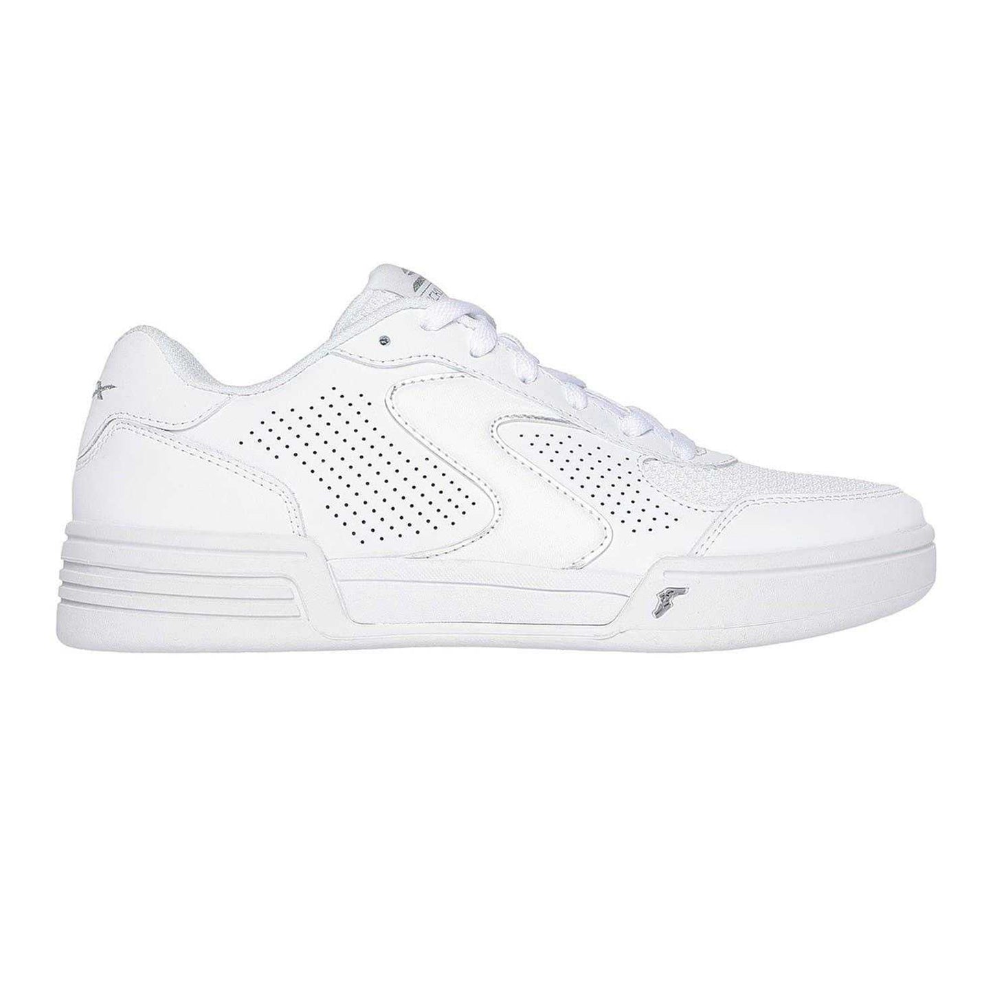 White - Front - Skechers Womens-Ladies Viper Classic Court Trainers