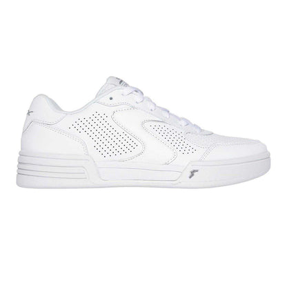 White - Front - Skechers Womens-Ladies Viper Classic Court Trainers