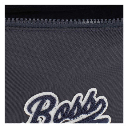 Navy - Back - Boss X Russel Athletic Bum Bag