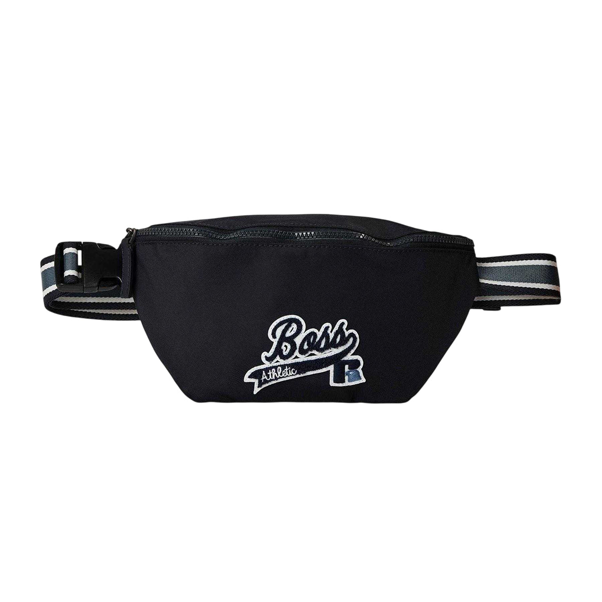 Navy - Front - Boss X Russel Athletic Bum Bag