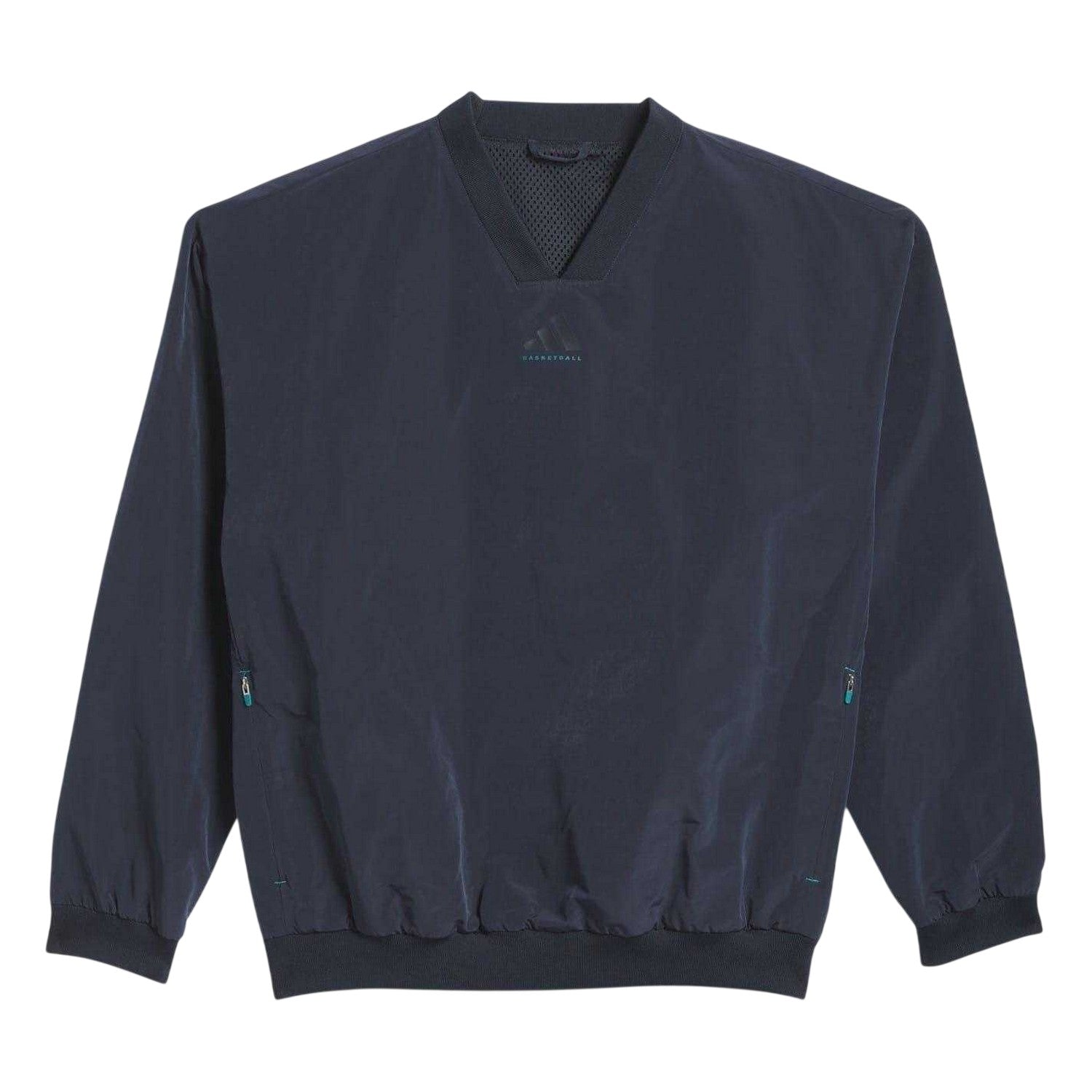Blue-Ink - Front - Adidas Unisex Adult Lightweight Sweatshirt