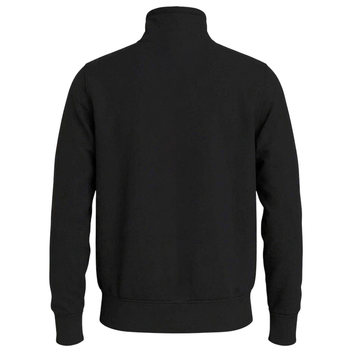 Black - Back - Tommy Hilfiger Mens Logo Mock Neck Sweatshirt